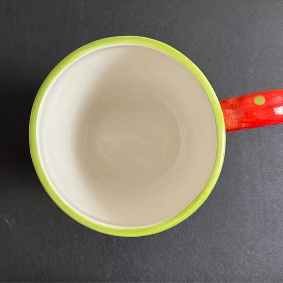 Christmas Elf Feet Coffee Cup Green And Red Ceramic Mug - Picture 7 of 7